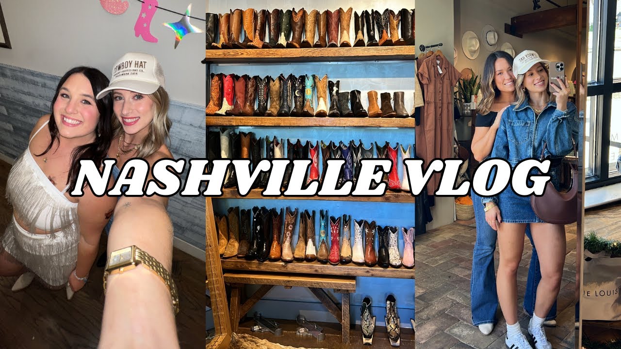 Nashville Vlog: Bestie's Bachelorette Weekend 💍🎊👯‍♀️
