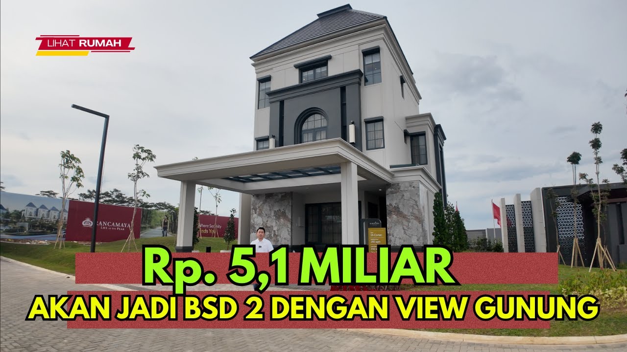 Harga Rp 5 Miliar dapet rumah baru di bogor di develope sama Sinarmasland