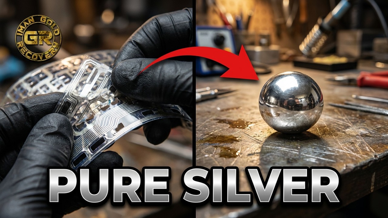 Восстановление серебра с клавиатур ноутбуков | Клавиатуры Mylar Silver Recovery | Извлечение серебра