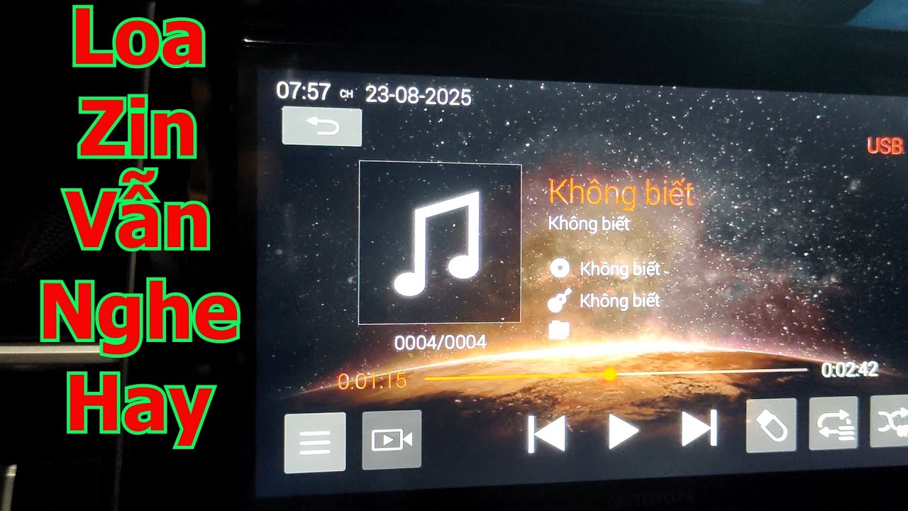 Cách Chỉnh giúp cải thiện âm thanh nghe nhạc trên xe oto Corolla Cross