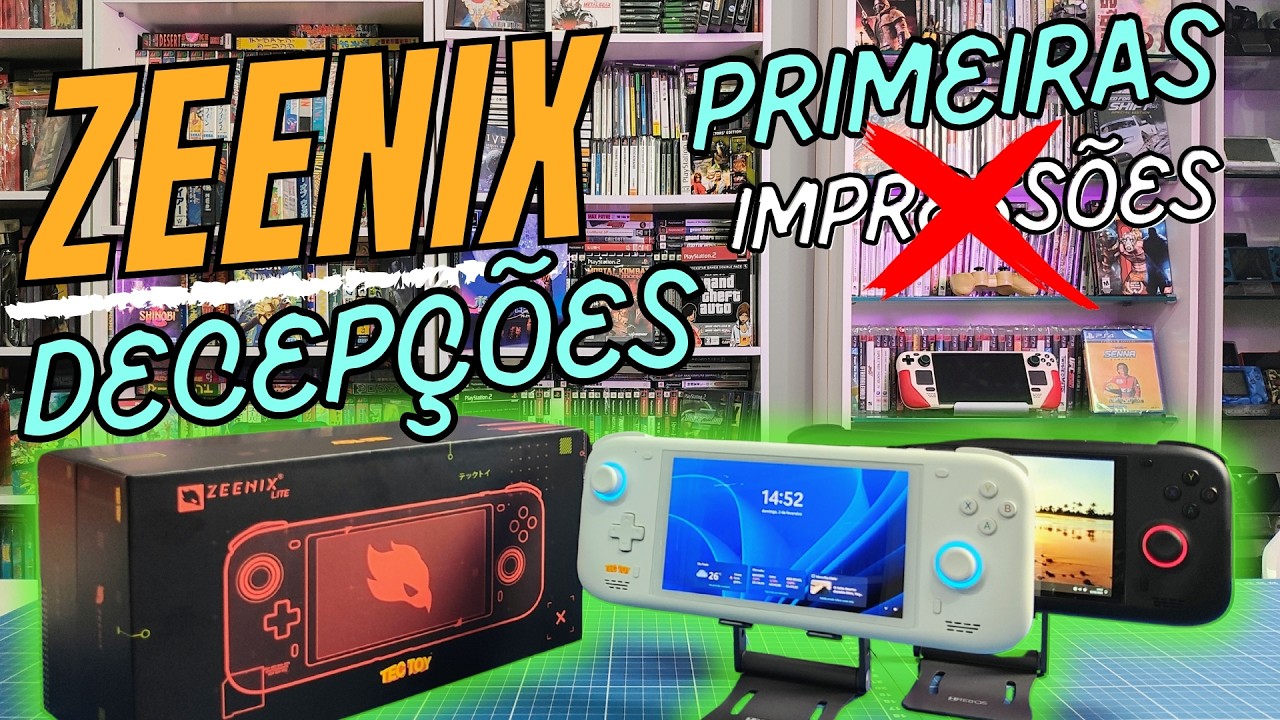 ZEENIX LITE Unboxing e Primeiras DECEP&Ccedil;&Otilde;ES do novo port&aacute;til da Tec Toy!