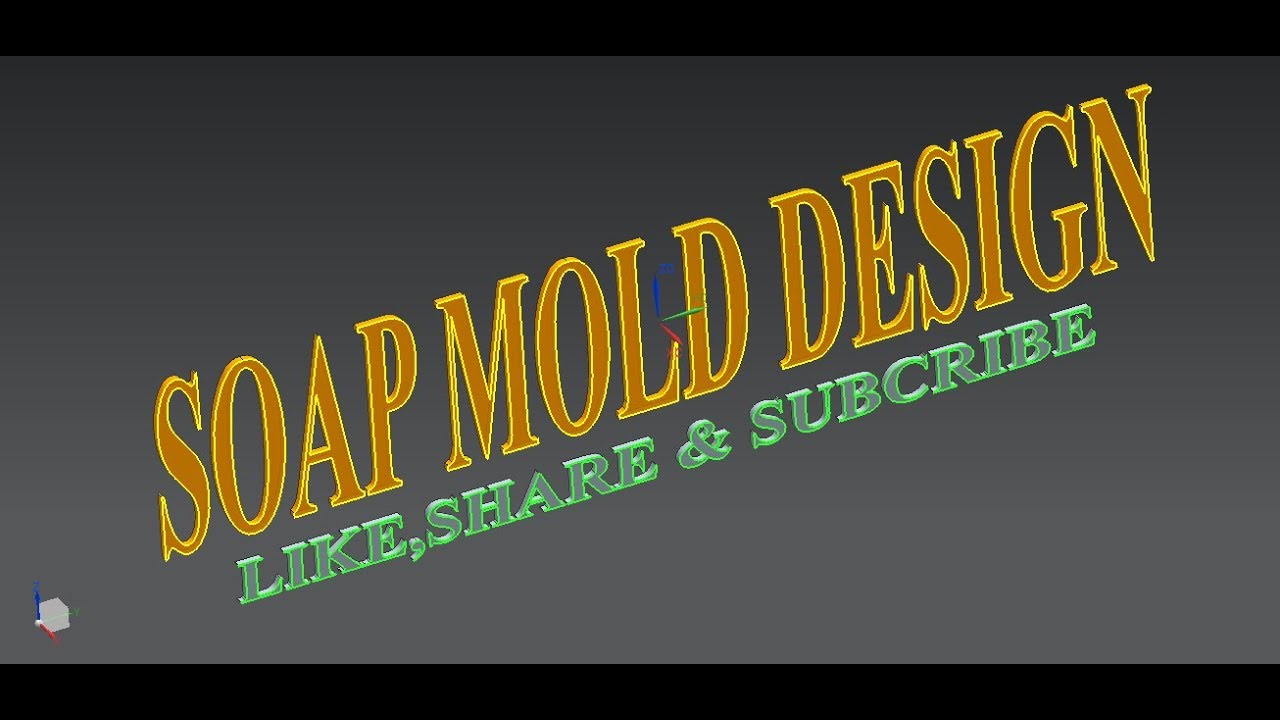 concept of development of soap mold design