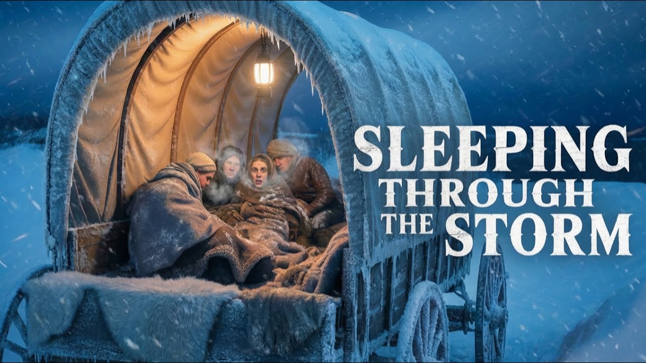 How Did Early Settlers Sleep During Deadly Blizzards in the Old West | Relaxing History for Sleep