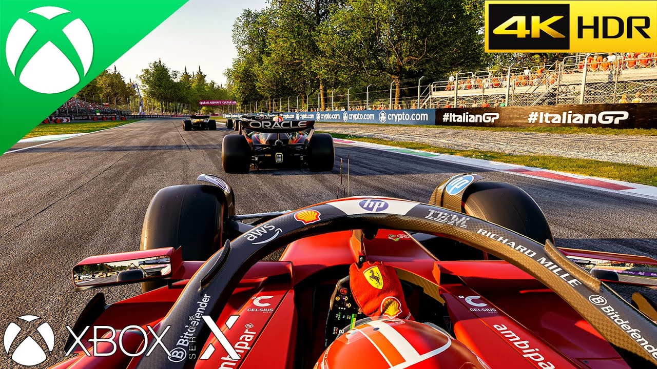 F1 25 LOOKS ABSOLUTELY STUNNING ON XBOX SERIES X REALISTIC ULTRA GRAPHICS GAMEPLAY RAYTRACING 4K60