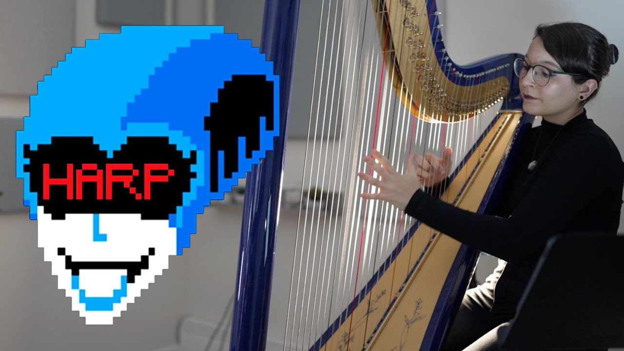 Deltarune Queen Theme - Chapter 2 OST (Harp Cover)