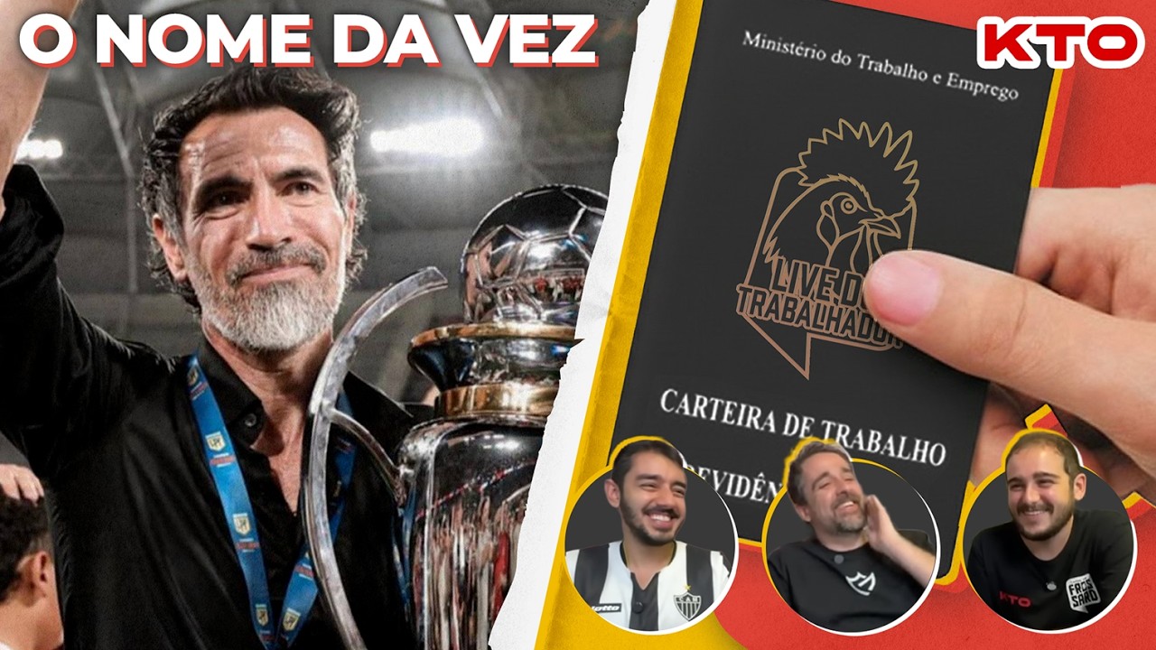 ATLÉTICO NEGOCIA COM TREINADOR DO ESTUDIANTES | QUEM É EDUARDO DOMÍNGUEZ? | #LIVEDOTRABALHADOR