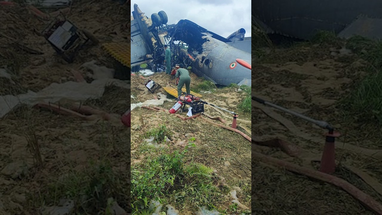IAF AN-32 Crashes in Assam