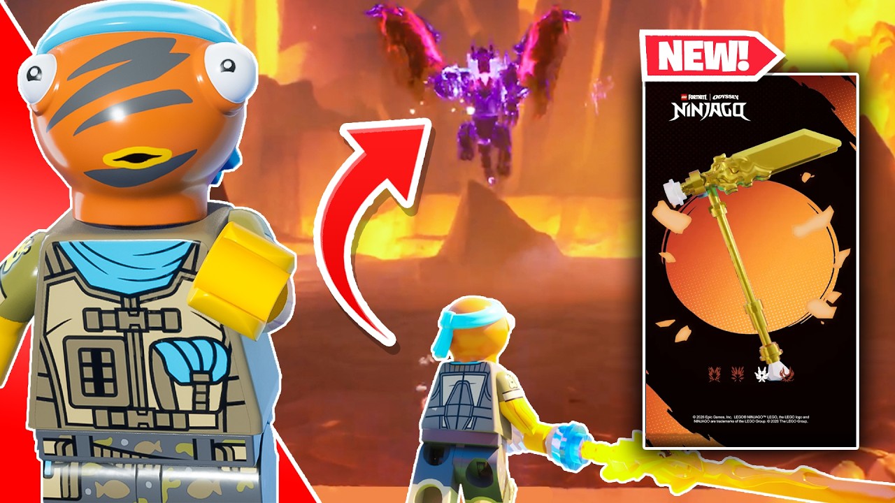 Shatter Spawn вернулся! Новая коса землетрясений в LEGO Fortnite Odyssey... (Просто безумие!)