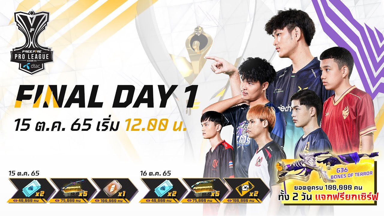 🔴ᴸᶦᵛᵉ Free Fire Pro League Season 7 | Final Day 1