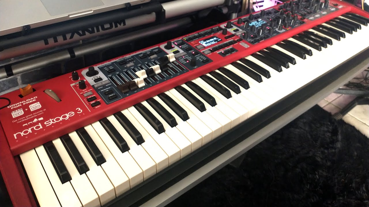 LIVE NORD STAGE 3 Editando Sons Piano Worship