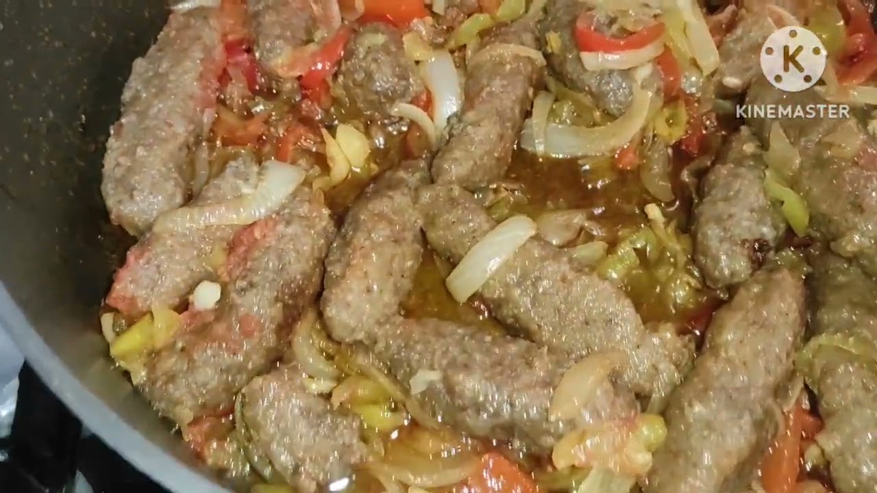 ده فيديو تكميلى لطريقه عمل وجبات اللحم المفروم اللى كنا عملنها مع بعض 