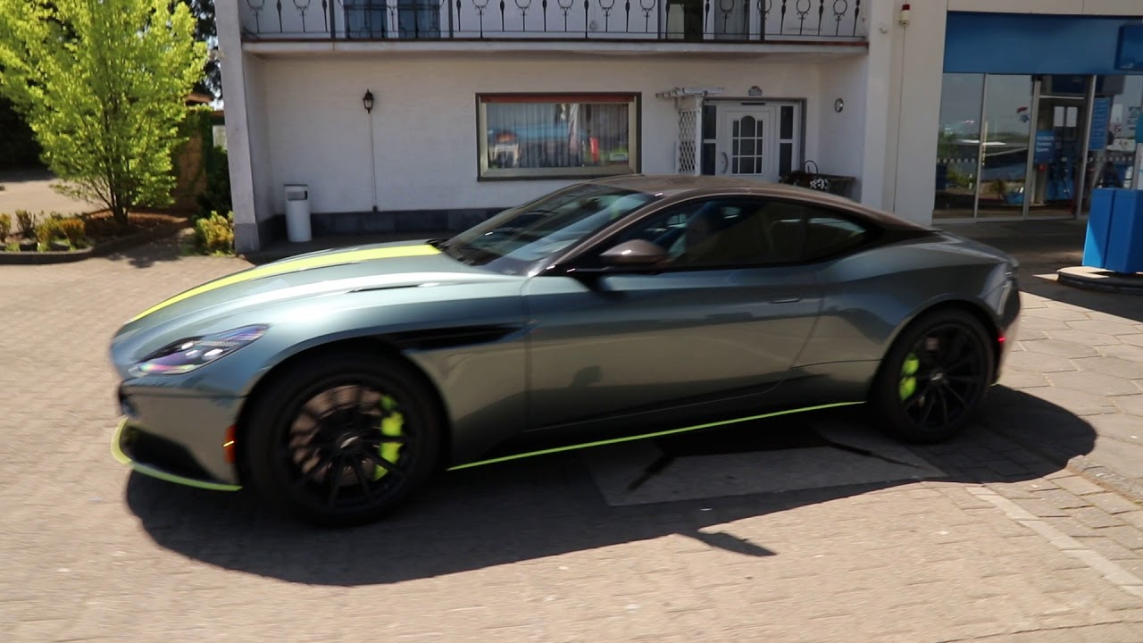 The brandnew 2018 Aston Martin DB11 AMR startup [Lovely Sounds]