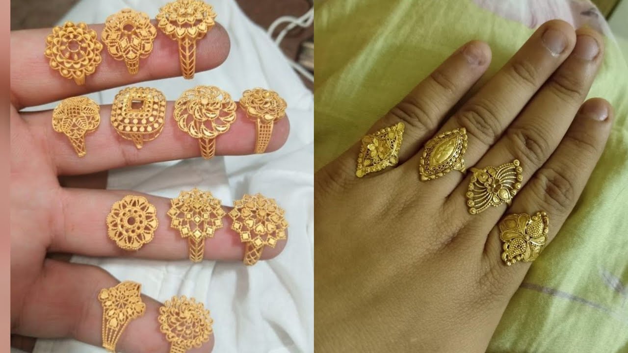 Latest Gold Ring Design 2023 || Golden Ring ke Design || Trendz By PSP