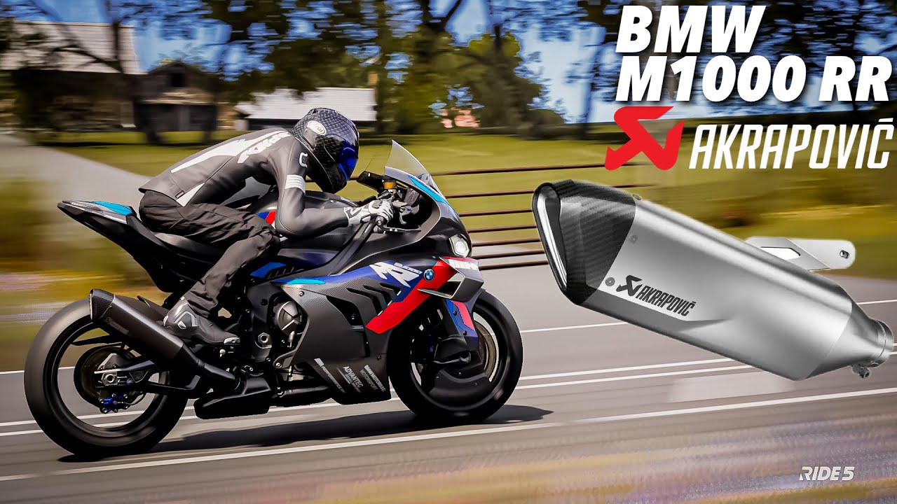 FULL CARBON BMW M1000RR AKRAPOVIC🔥 - RIDE 5 [4K60FPS]