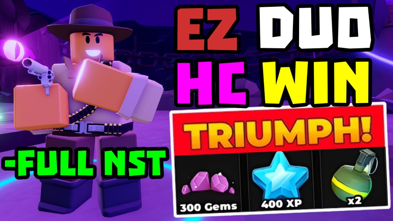 DUO New Hardcore Победа Без Special Towers + Полный Гайд | TDS Tower Defense Simulator