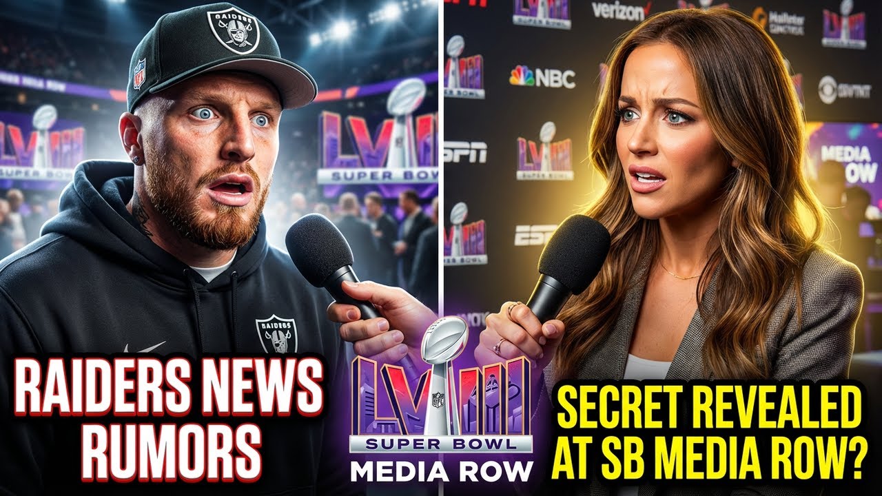 Raiders : News Rumors Maxx Crosby on Colin Cowherd Kay Adams Superbowl Media Row