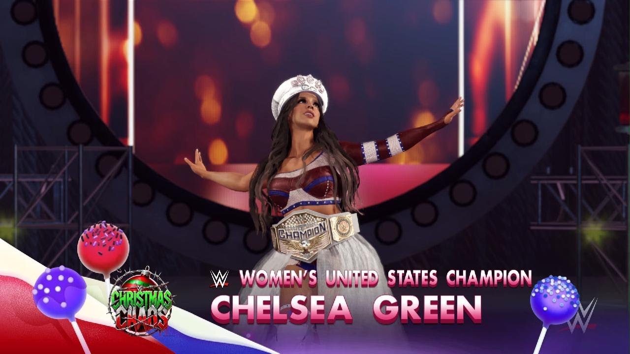 WWE 2K25 Chelsea Green 🆚 Melody Ward Women's United States Championship Christmas Chaos