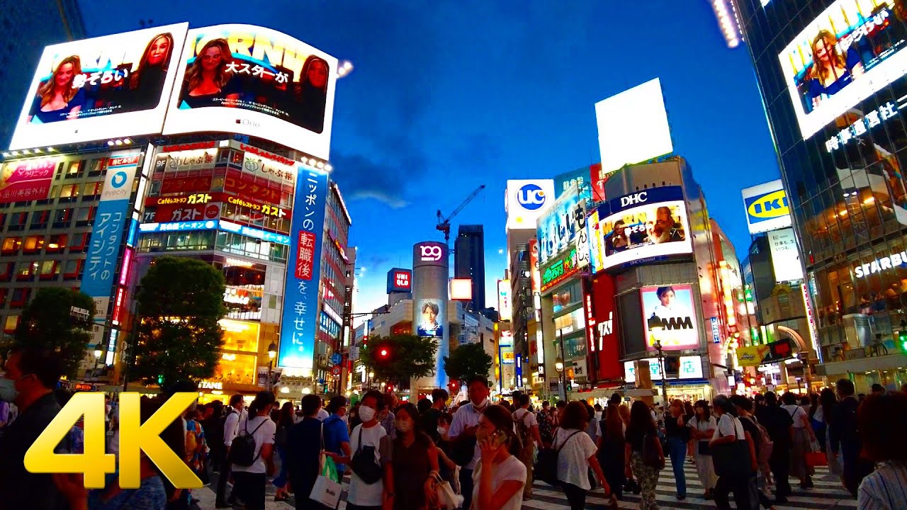 【4K】Night Walk in Tokyo - Shibuya, Japan 渋谷（東京散歩）
