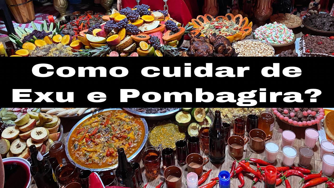 COMO CUIDAR DE EXU E POMBAGIRA ? ONDE POR ? QUAL COMIDA OFERTAR