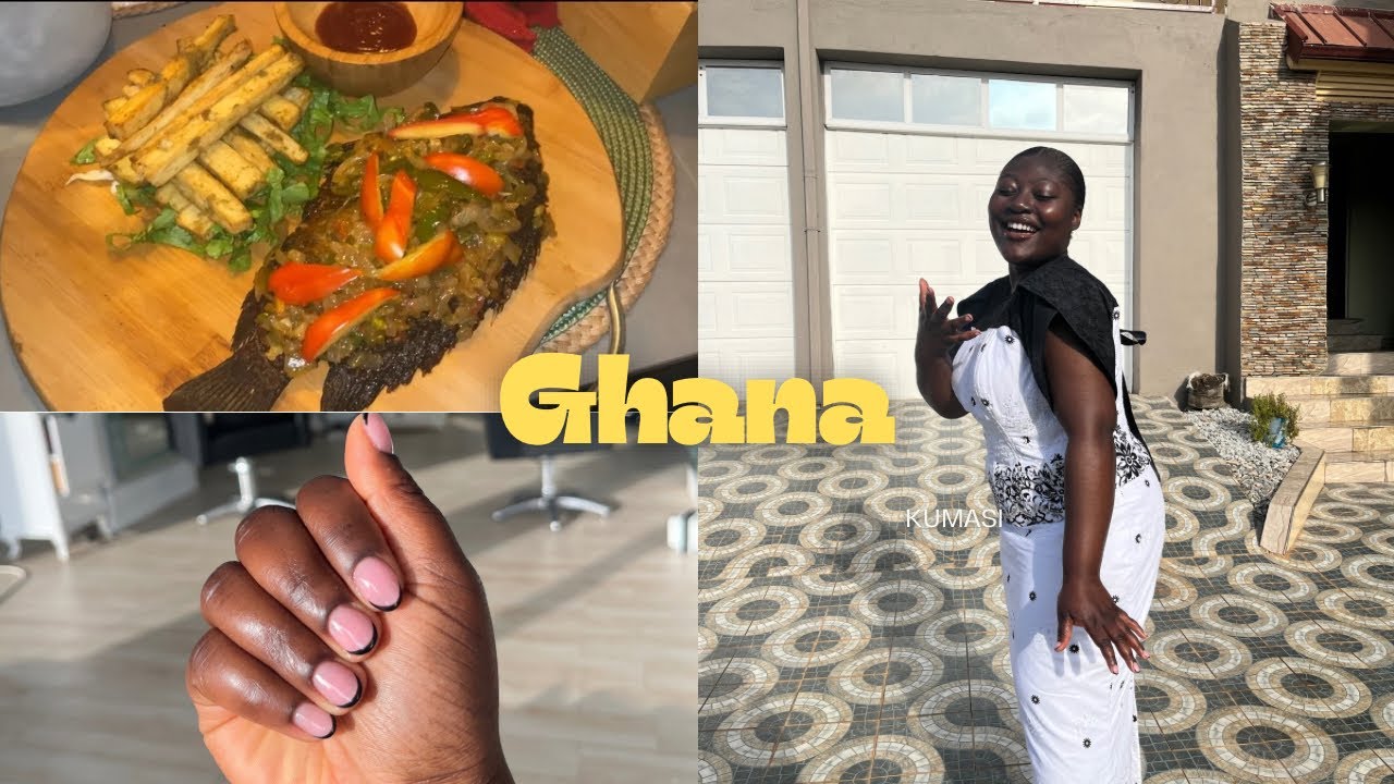 Ghana Travel Vlog P1 | Things to do, Restaurants, Nails, Hair etc.