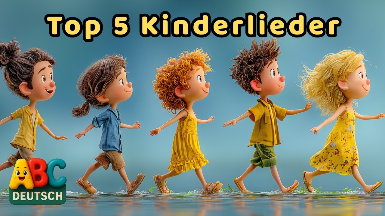 Top 5 Kinderlieder zum Mitsingen 🎵 Bewegung, Formen & Tiere entdecken!