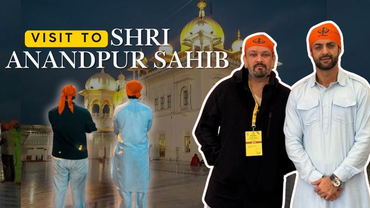 Sri Anandpur Sahib Gurudwara 🙏🏽 ✨ vlog |with Karan Wahi & Friends | Aishwarya & Rohit Vlogs #punjab
