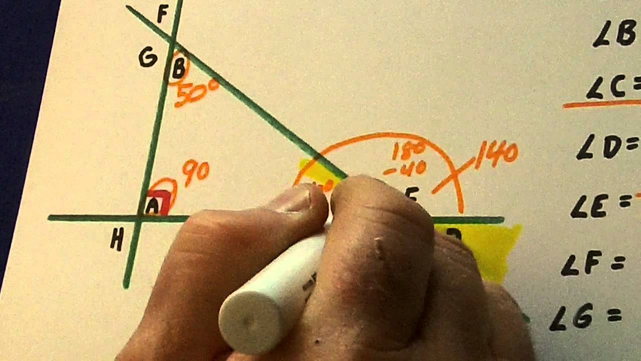 Measuring Unknown Angles in Triangles: Sixth Grade Introduction