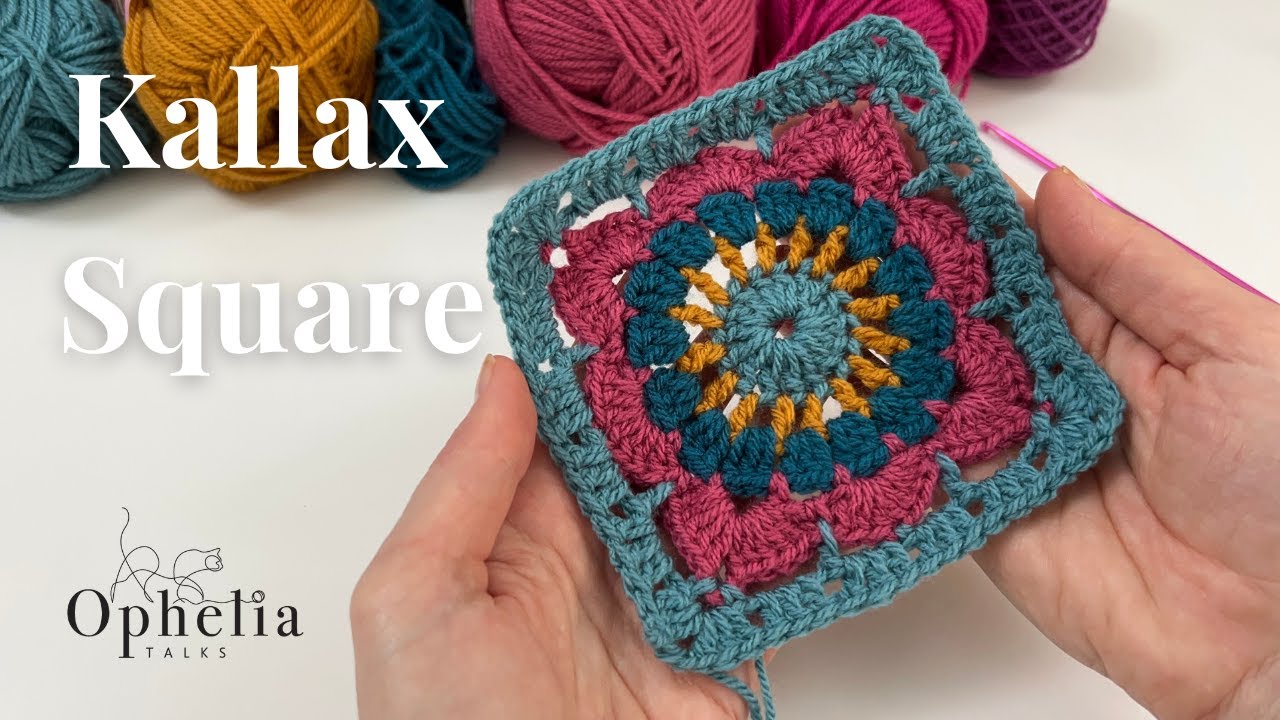 NEW Crochet Granny Square Tutorial // Kallax Square // Crochet Make And Create Series