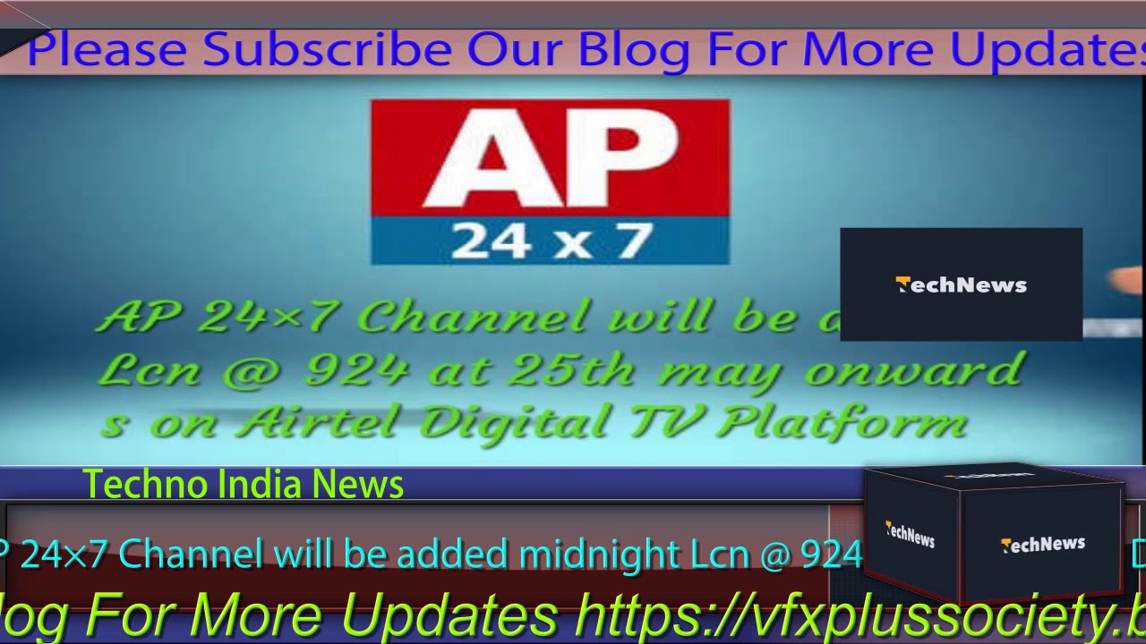 AP 24&times;7 Channel will be added midnight Lcn @ 924 Only On Airtel Digital Tv