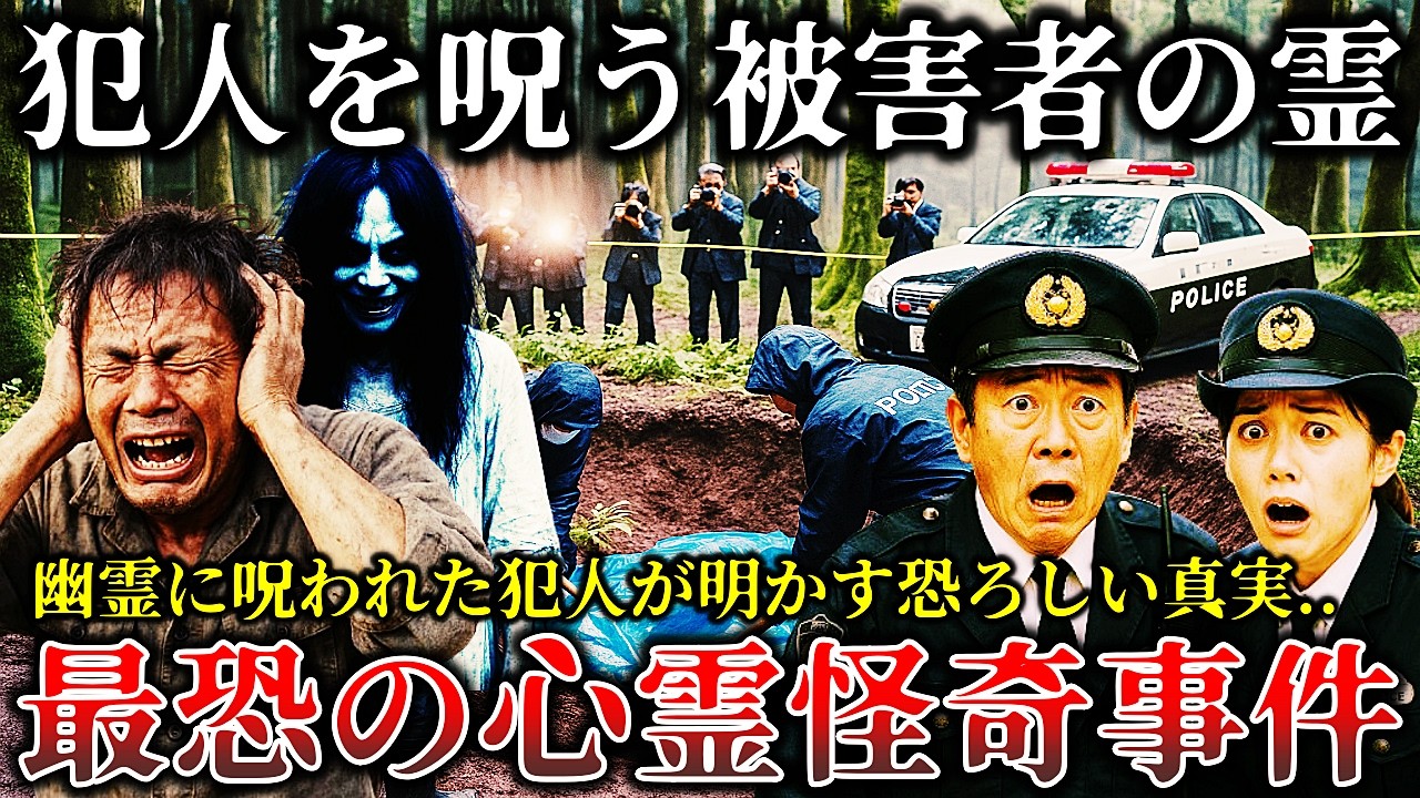 【実話】※テレビでは放送できない恐怖の真相..警察も証言..被害者の怨霊が犯人を追い詰めて事件を解決に導いた日本の心霊怪奇事件６選！【ゆっくり解説】