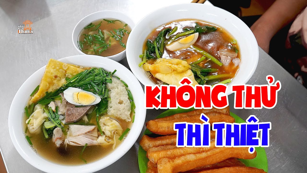 Quán mì vằn thắn nổi tiếng ở Hà Nội nếu không ăn thử chỉ có thiệt #hnp