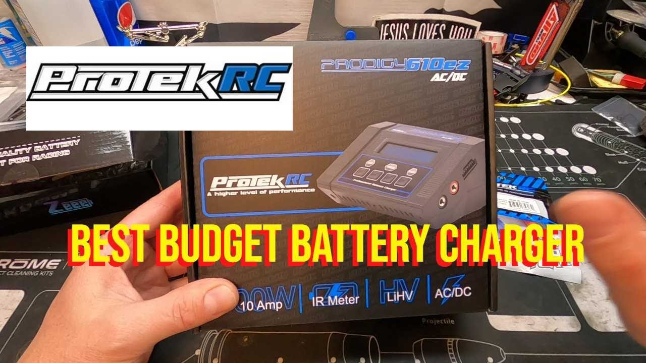 Pro Tek RC Prodigy 610ez AC/DC Lipo Charger. Best Budget Battery Charger