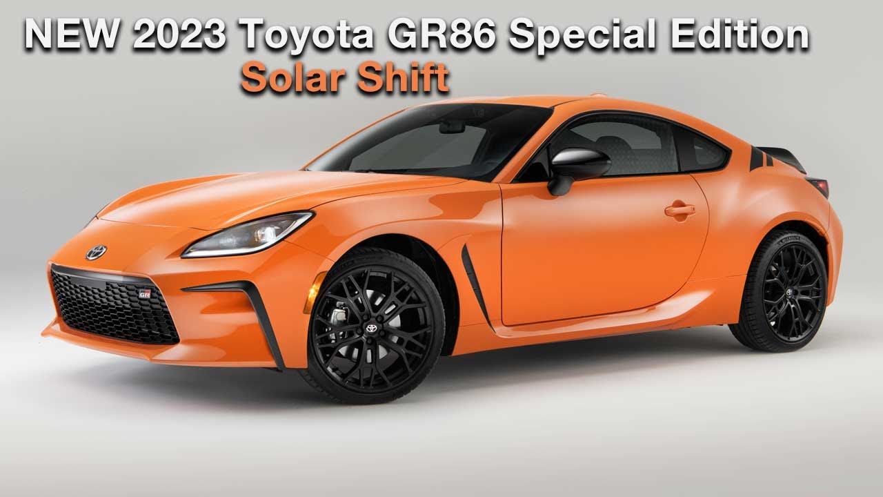 2023 Toyota GR 86 Special Edition in Solar Shift Color