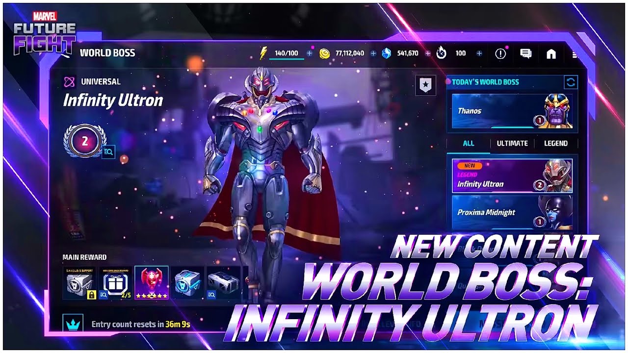 INFINITY ULTRON WORLD BOSS LEGEND GUIDE ! TIPS & TRICKS | Marvel Future Fight
