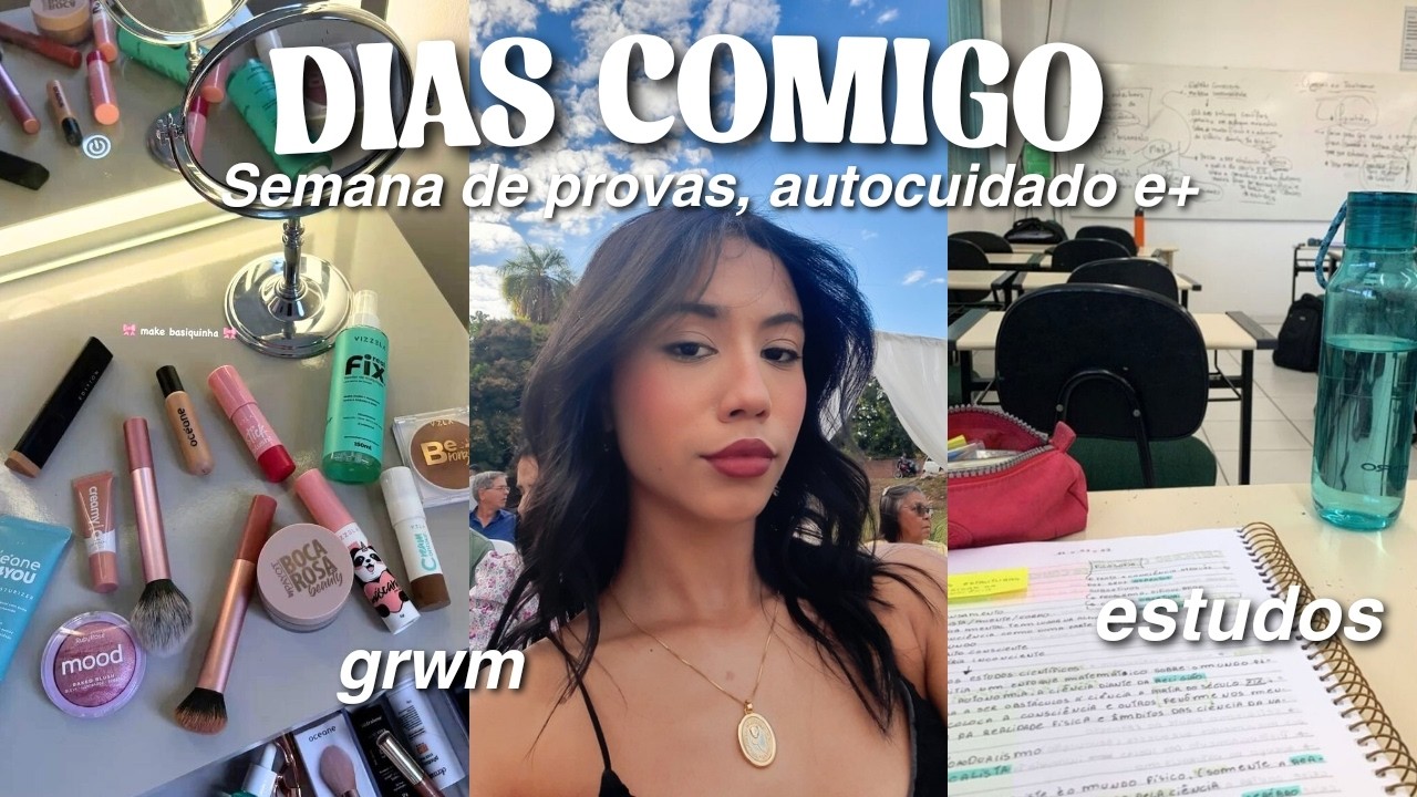 VLOG| UMA SEMANA COMIGO! apresentando o boy pra família, semana de provas, papo de relacionamento e+