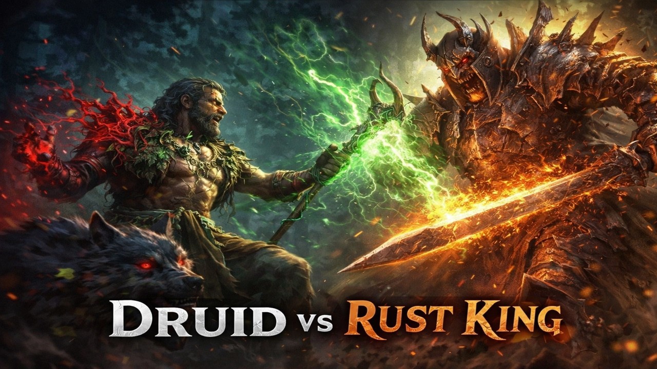 Druid vs The Rust King {Path of Exile 2}