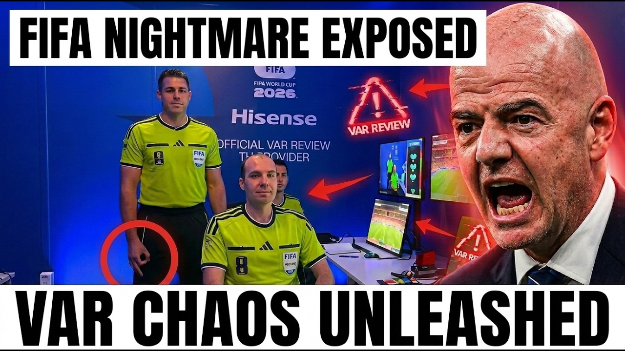 FIFA&rsquo;s Worst Nightmare? VAR Scandal exposed. Shaun Evans Gesture A Secret Message?