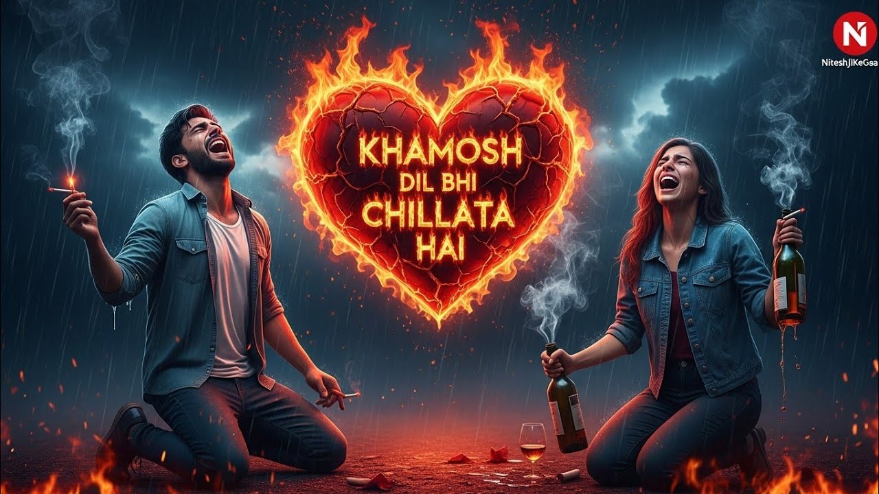 Khamoshi Bhi Chillati Hai 💔🥺|Heart Touching Sad Song | NiteshJiKeGaane 🥺💔 #hearttouchingsong 🥺💔❤️‍🩹