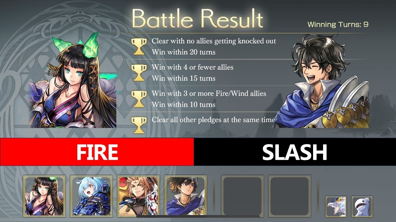 Another Eden: Hozuki Manifest Temper Fire/Slash Pledge