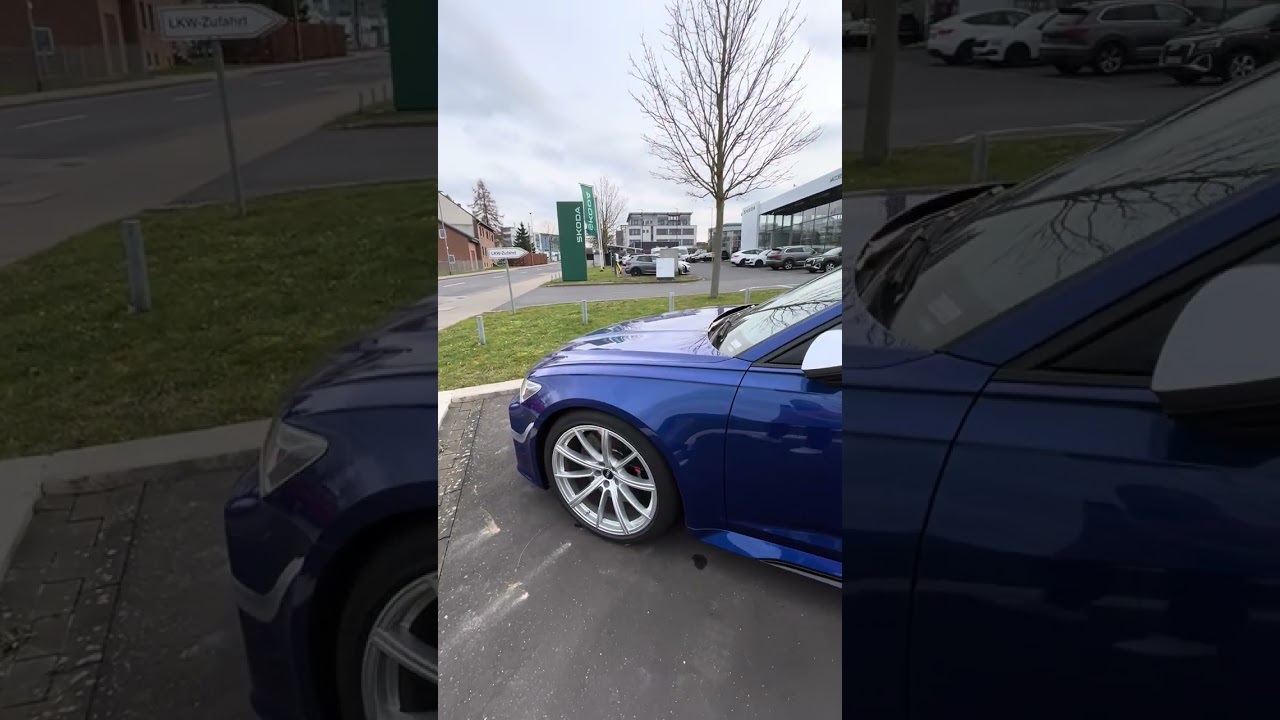 Audi RS 6 - собственный синий Конкорд