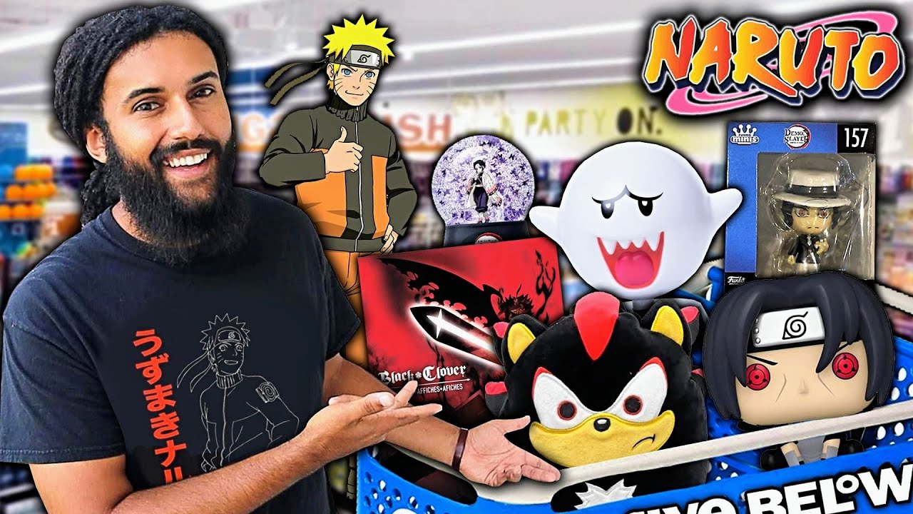 Seeing How Much Anime Merch We Can Find At A DOLLAR Store!! *NARUTO, DEMON SLAYER , MORE*