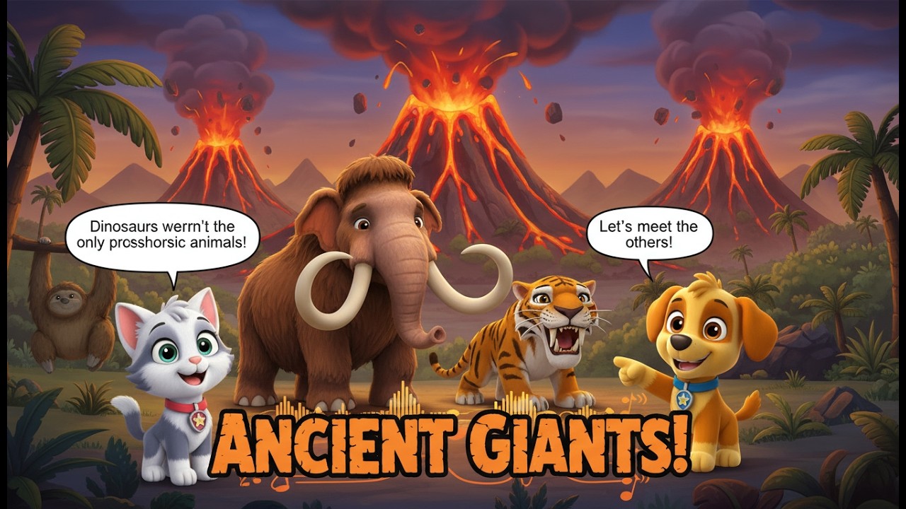 Ancient Giants for Kids 🦥 | Learning Videos for Kids | Tiny Tales Garden