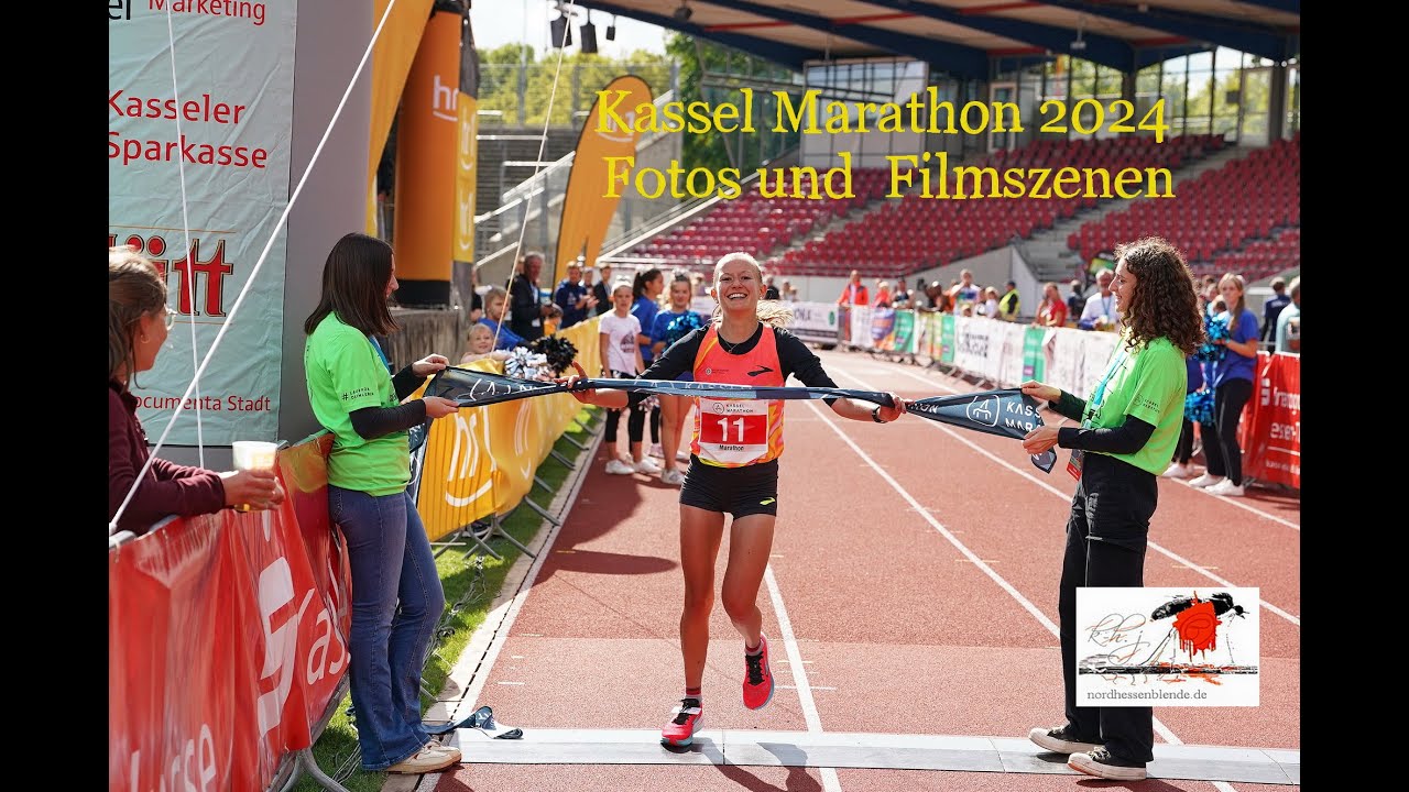Fotos und Filmaufnahmen vom Kassel Marathon 2024