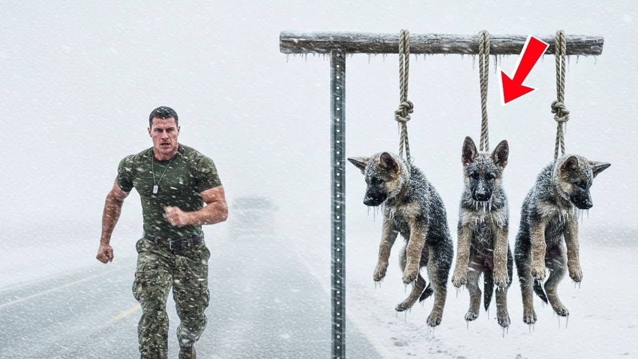 Trois chiots condamnés à mort dans un blizzard — jusqu'à l'intervention d'un Navy SEAL