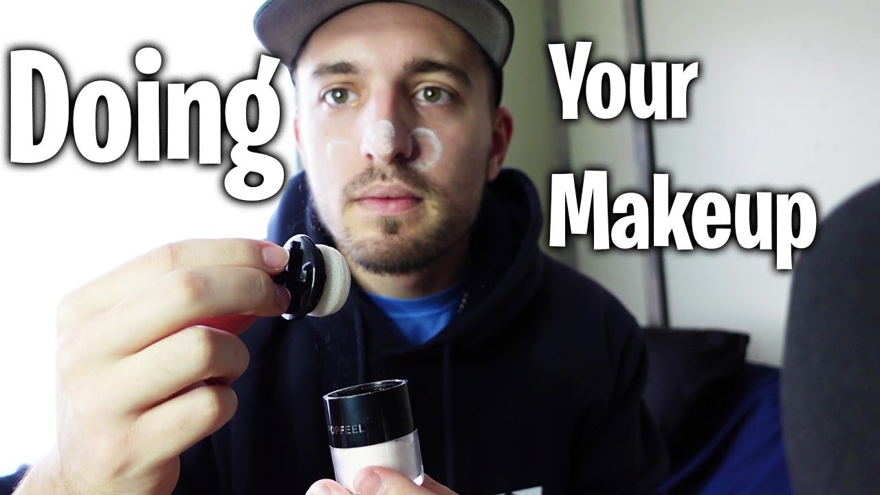 ASMR Older Brother Does Your Makeup