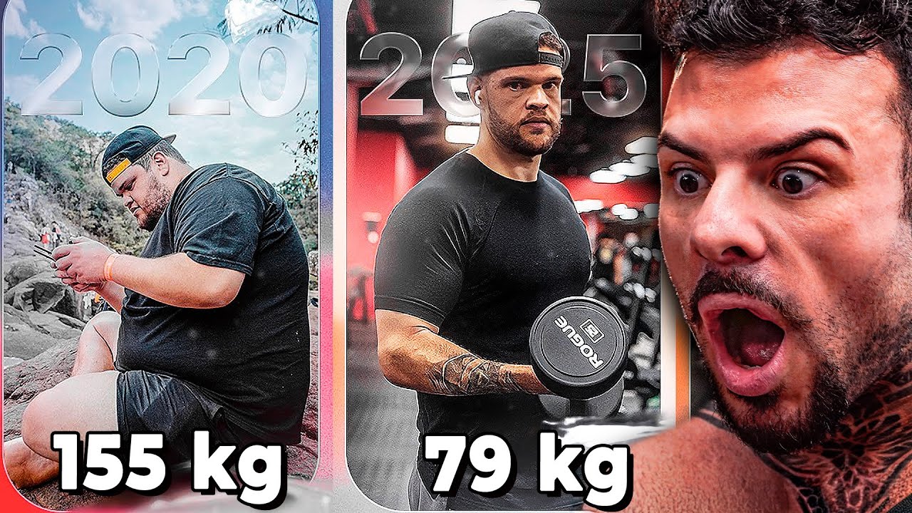 COMO ELE FEZ PARA EMAGRECER DE 155KG A 79KG?