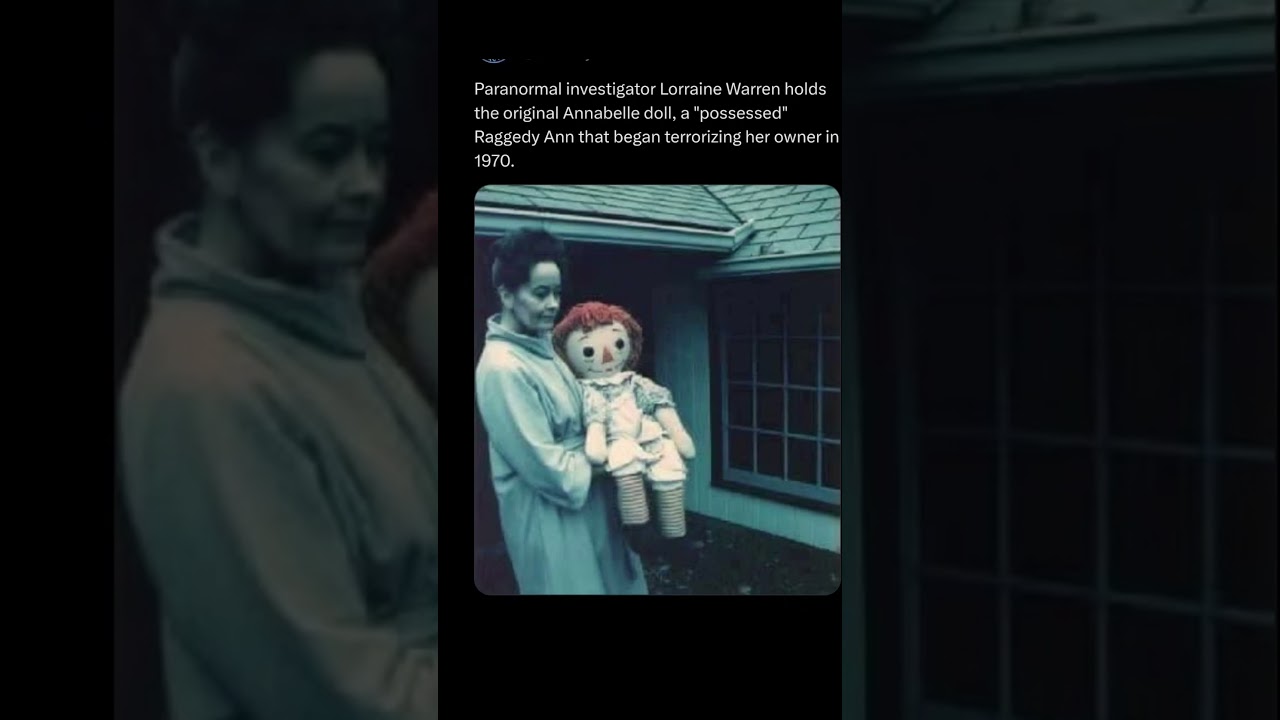 The Real Annabelle: Captured in Human Hands #scary #annabelle