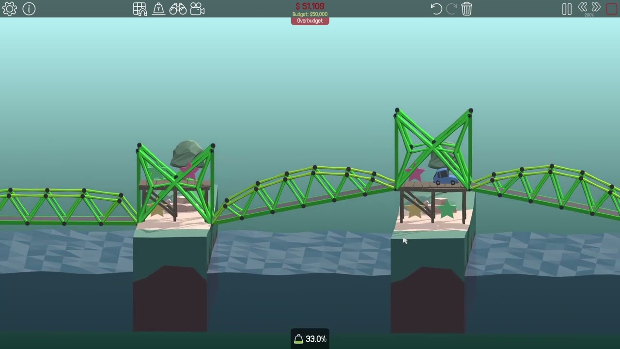 Poly Bridge Gameplay And Tutorial (4-15)