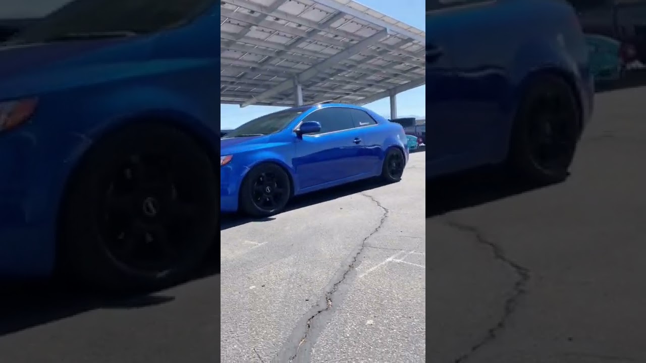 Kia Forte koup lowered on coilovers &iquest;what do you think?