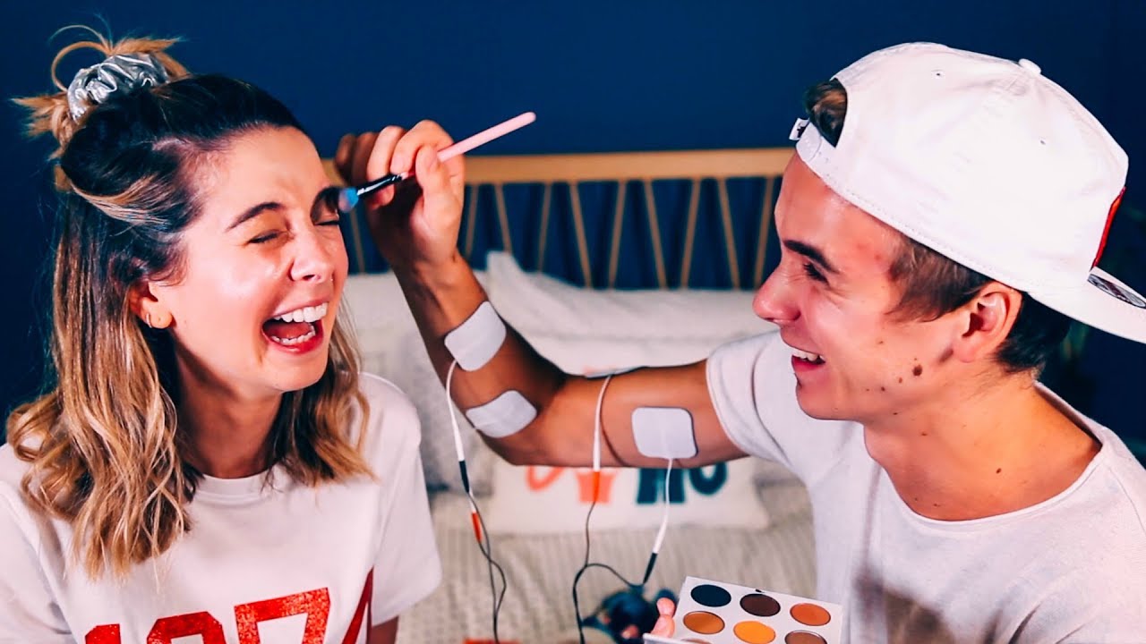 Brother Does My Makeup (Shock Edition) | Zoella